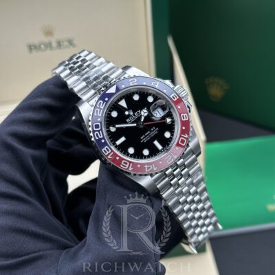 Rolex Replica GMT-Master II Pepsi Black Dial Jubilee Strap VS Factory 40mm
